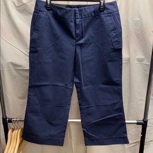 14P Eddie Bauer capris navy blue - Mercer fit NWT